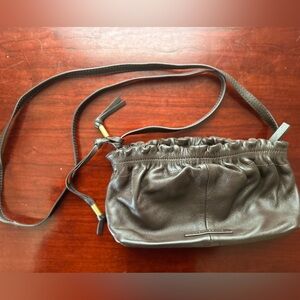 Lucky Brand | NWOT| Brown Leather and Suede Crossbody Bag | Unique Design